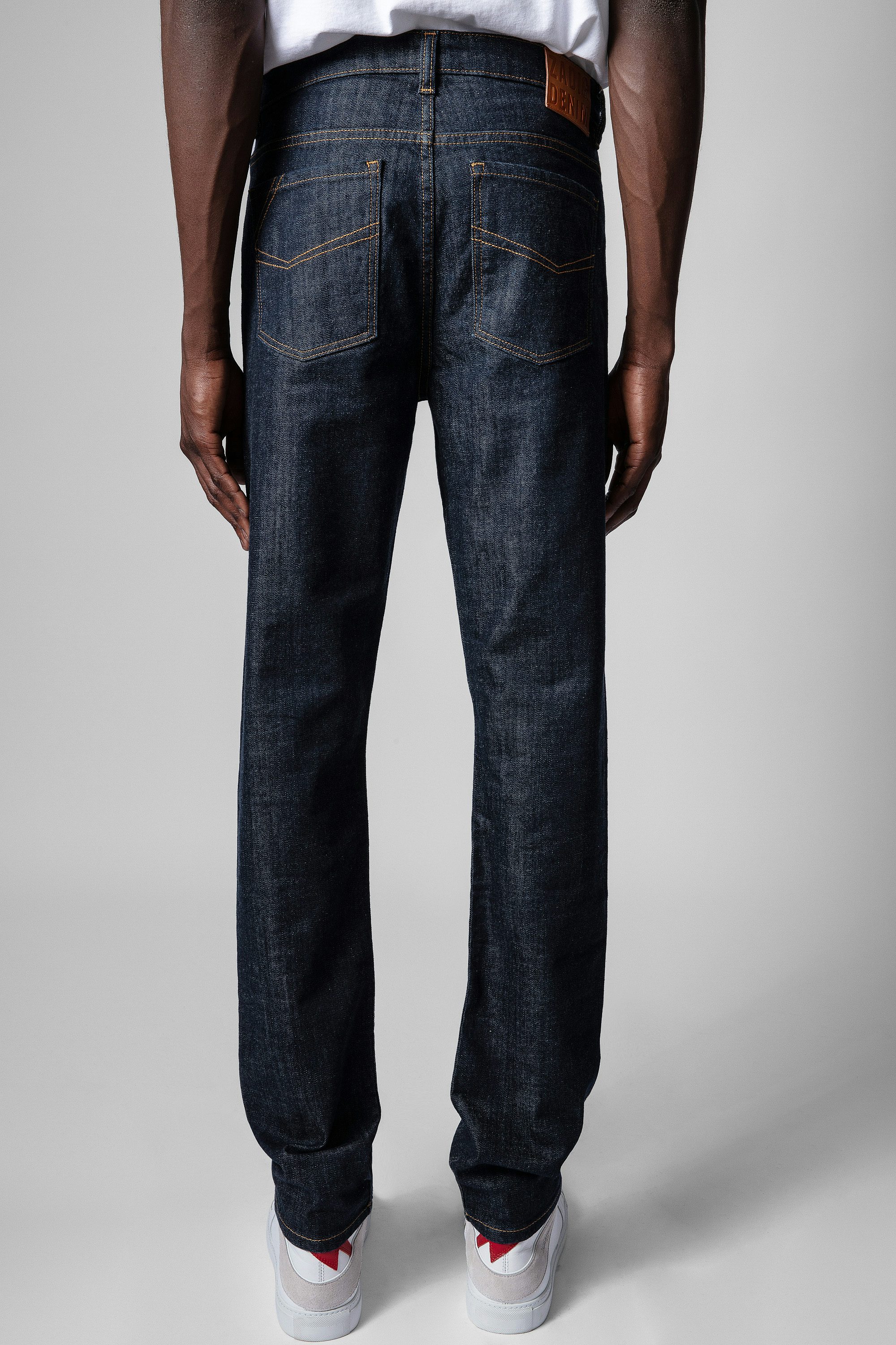 Vaquero Dusty - Vaquero de hombre de denim sin tratar